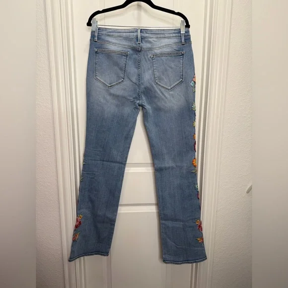 DRIFTWOOD Kelly Boot Cut Spicy Tango Jeans Embroidered Size 30/32.5 inseam‎ NEW! - Picture 5 of 8